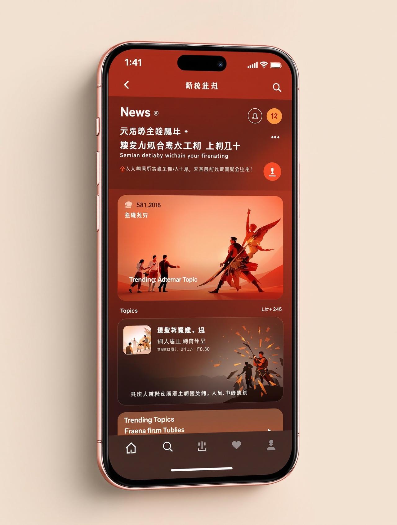 91大事件APP界面展示